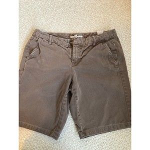 Tommy Hilfiger Chino shorts size 6 brown inseam 9.5" Rise 8" VTG Y2K Low Rise